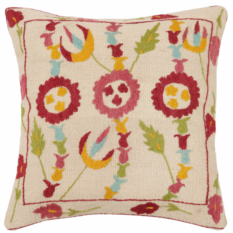 Housse et insert de coussin carré 100% laine