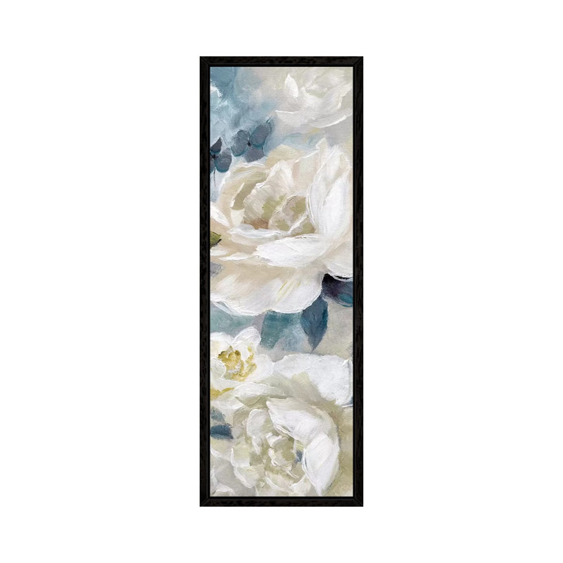 Simple Bright And Bold Detail I by Nan - Panoramic Painting on Canvas, 152.4 cm H x 50.8 cm W, Black Framed Canvas