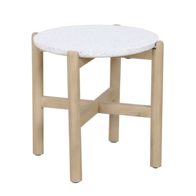 Table d'appoint en pierre / béton Mimi