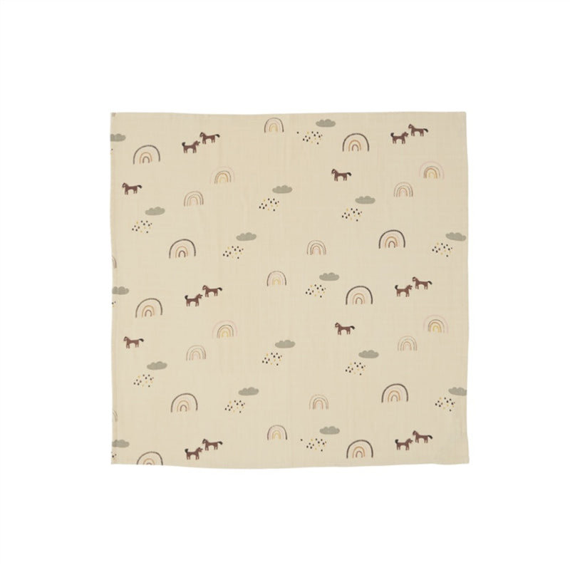Muslin 3 Piece 100% Cotton Baby Blanket Set
