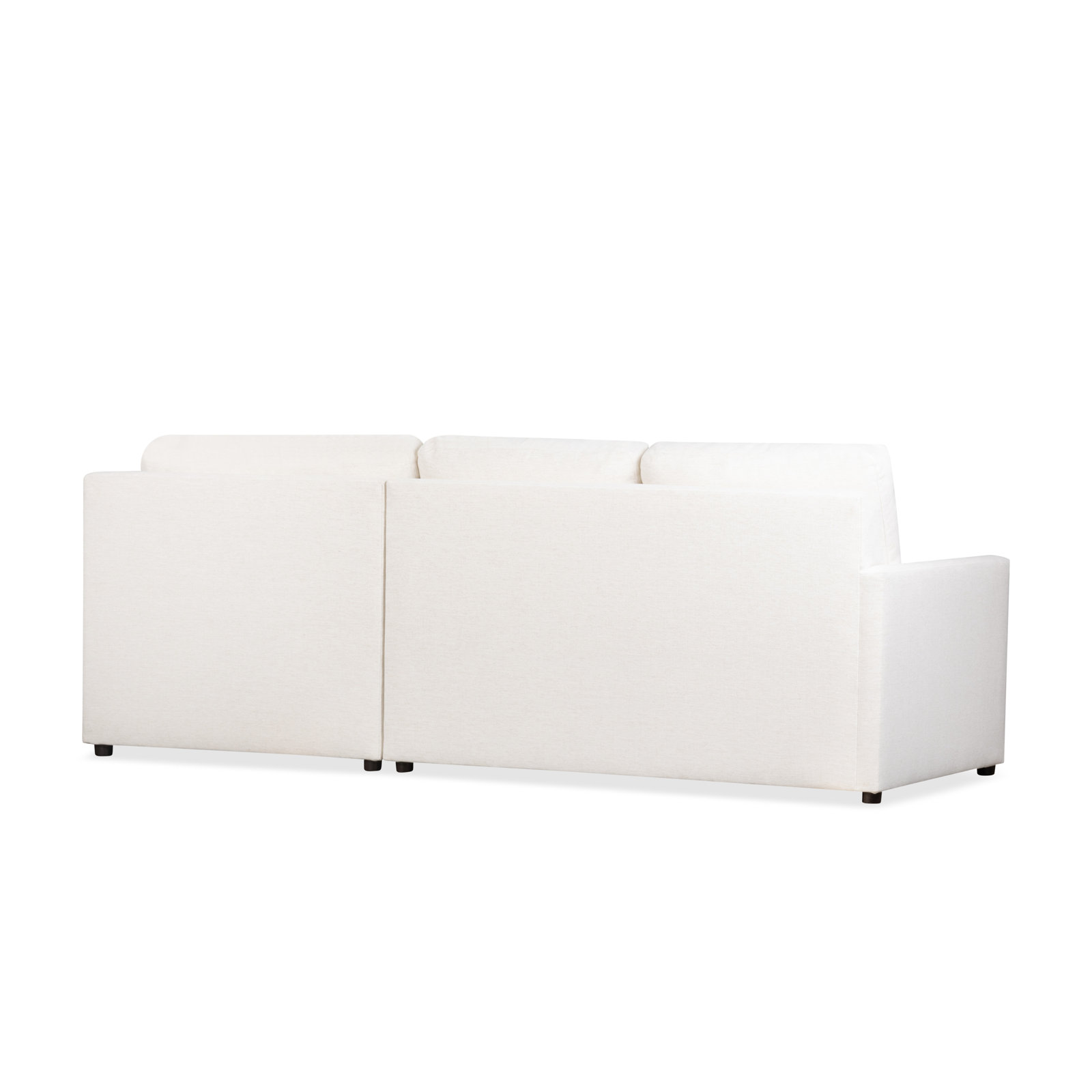 Savannah Upholstered Corner Sectional, Nomad Snow Crypton® Chenille