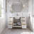 Wellington 48" Freestanding Bathroom Vanity with Top & Sink in White (Faucet Not Included)