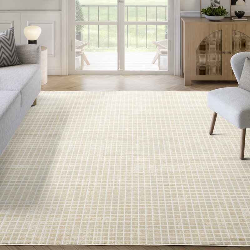Tapis beige Abani Kyleigh DAL120A, Rectangle 4pi x 6 pi