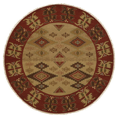 Wool Ikat Area Rug