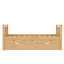Lit plateforme simple avec tiroirs et lit gigogne, lit de jour en bois massif, sans sommier, naturel-1245761201