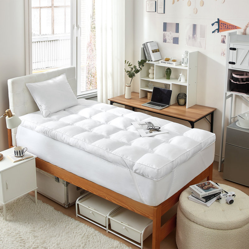 Protège-matelas extra-long en polyester simple