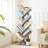 Poulsbo Geometric Storage Bookcase Tree Bookshelf-1508638888