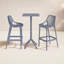 Asherton 23.6" W 2-Person Square Bar Height Dining Set with Foldable Table-151267616