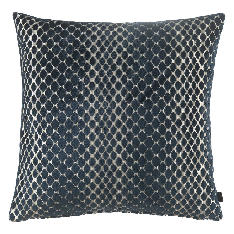 Housse de coussin Sky Velvets, Bleu marine
