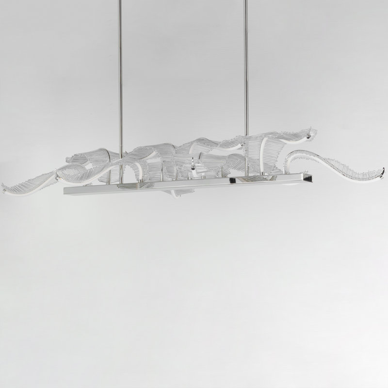 Lillet 10 - Light LED Pendant, Polished Nickel