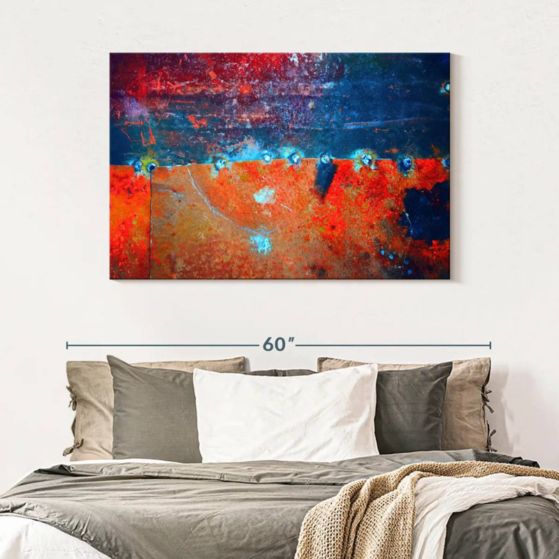 Avery Rust Abstract, 32" H x 48" W