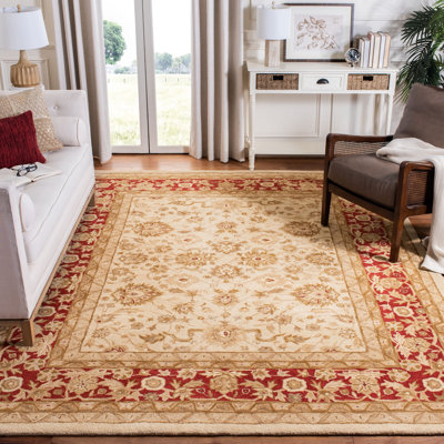 Tingley Area Rug in Ivory/Red