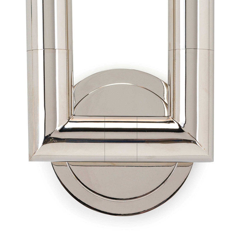 Wolfe 2 - Light Wallchiere, Polished Nickel