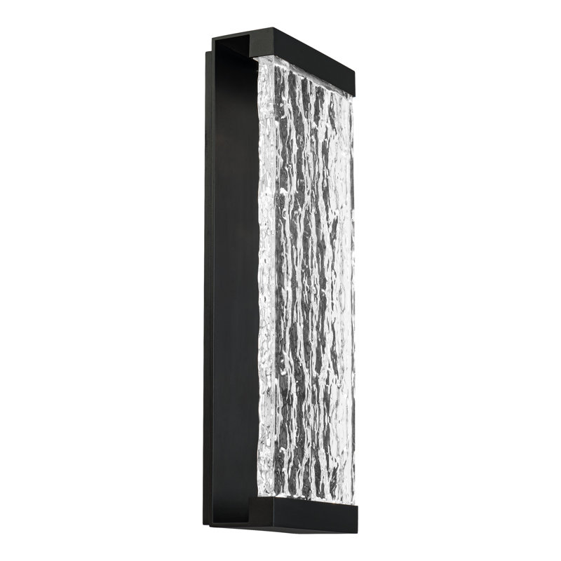 Fusion 1 - Light LED Outdoor Armed Sconce, 20" H x 3.88" W x 7" D