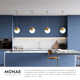 Monae 10-In Brushed Gold LED Pendant