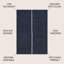 Tapis bleu marine / gris Amdrew-1148217703