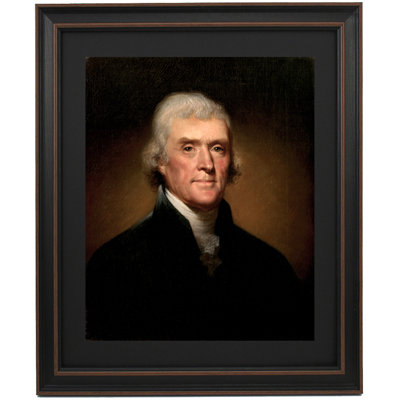 Thomas Jefferson Portrait by Rembrandt Peale | Framed Print