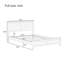 Lit plateforme moderne en bois massif avec support de lattes en bois robuste, aucun sommier requis-1287826462-1304296902