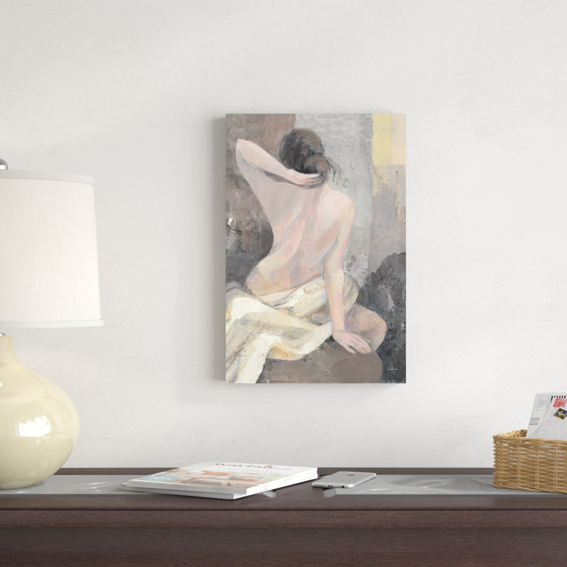 Après le bain I, H 18 po x l 12 po x P 1,25 po