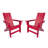 Meridian All-Weather Modern HDPE Adirondack Chair