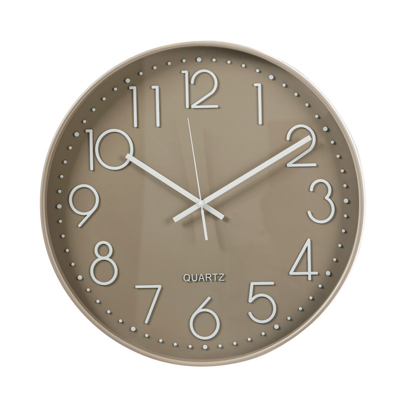 Langford Wall Clock, Taupe