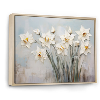 Minimalisme - jonquilles blanches
