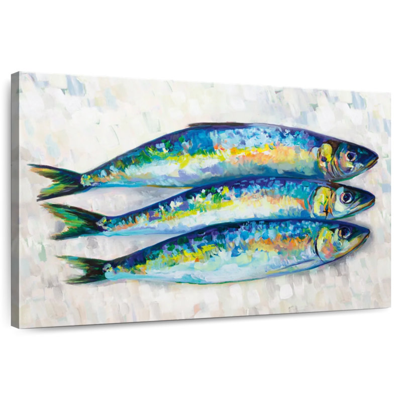 Yarlin Fish Trio, 34" H x 51" W