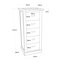 Ilda 45cm W 5 - Drawer Chest of Drawers-20586840