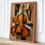 Cello in Composition Modern - Wrapped Canvas-1475578245-1475578303