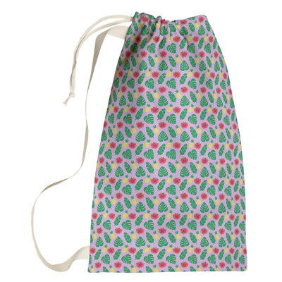 Sac à linge tropical
