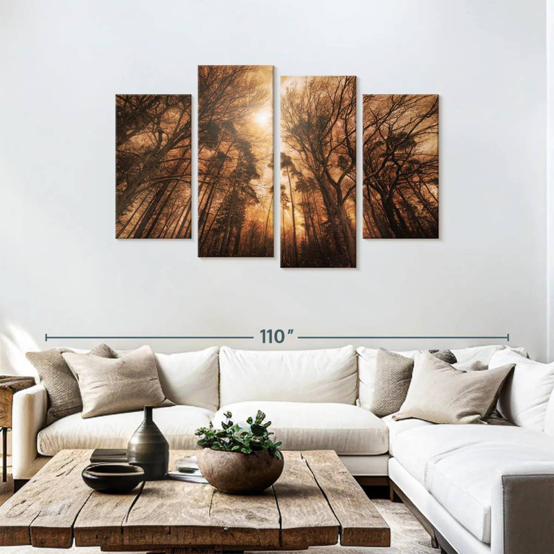 Forest Fire, 48" H x 75" W