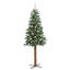 Slim Christmas Tree PVC and Solid Pine wood-306120857-306120862