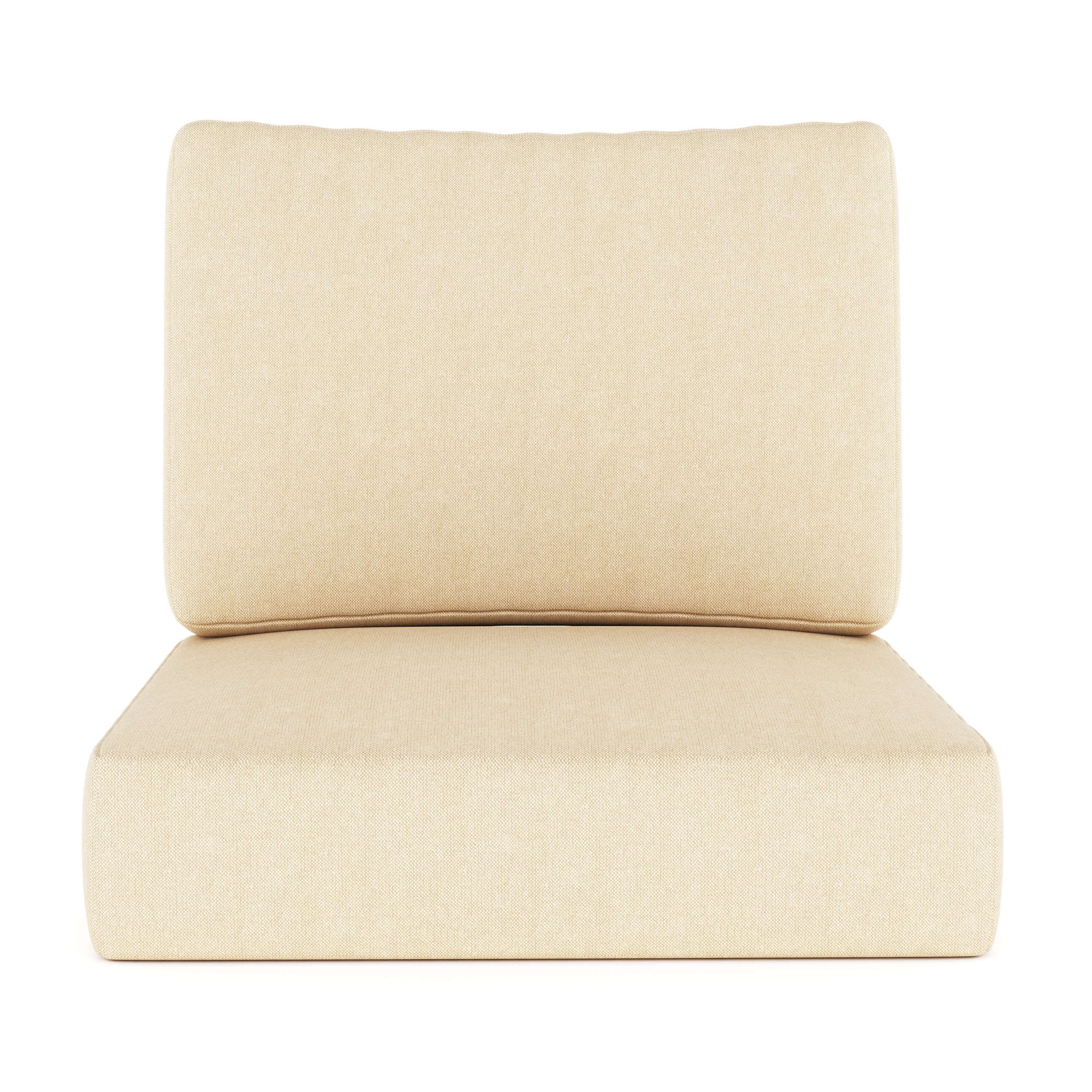 Lani Outdoor Sunbrella Seat/Back Cushion, Canvas Canvas Sunbrella® Canvas