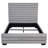 Grey Upholstered Queen Bed