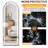 Belspring Mirror Full Length Standing Mirror with LED Lights, Lighting Floor Mirror with Stand and Dimming-1831435290