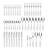 Oneida Icarus 45 Piece Everyday Flatware Set, Service For 8
