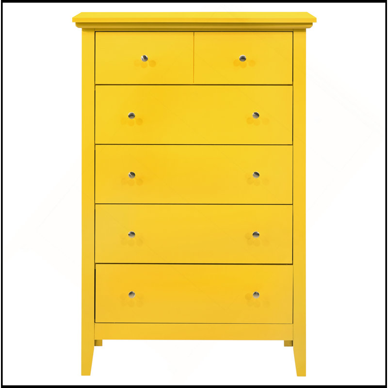 Commode Hammond, jaune, Jaune