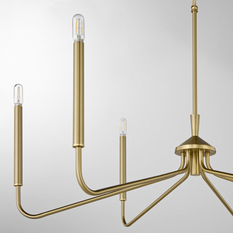 Adlea Chandelier, Antique Brass