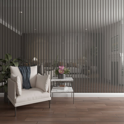 Adjustable Acrylic Slat Wall Panel Kit