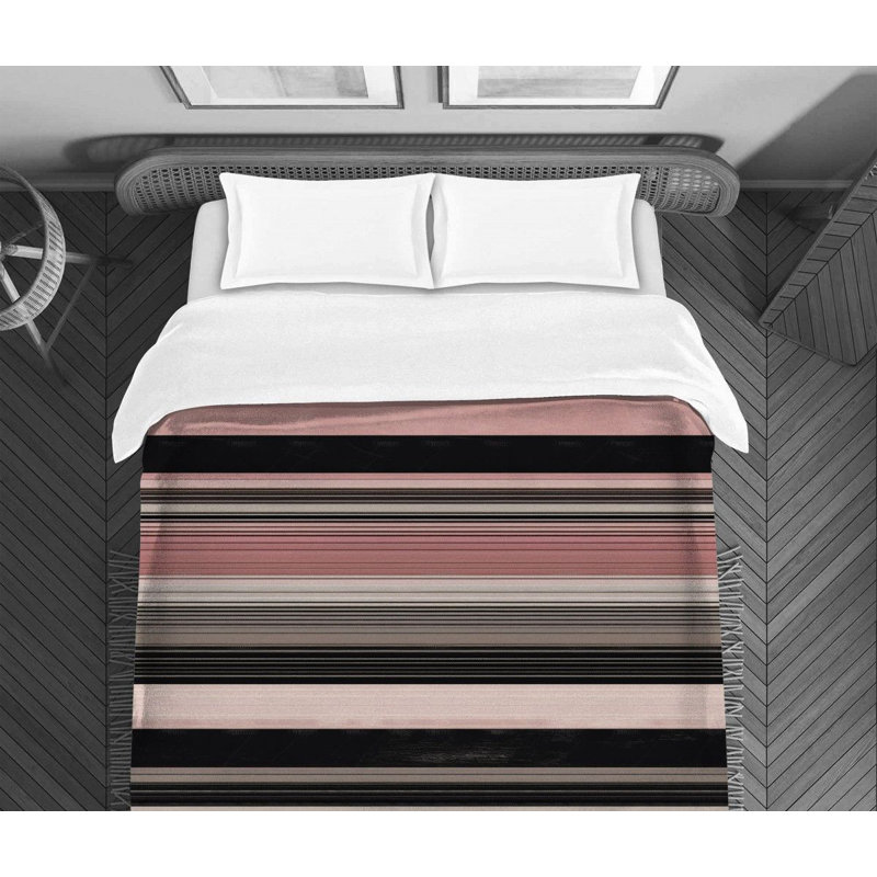 Polyester Striped Comforter, Queen Comforter