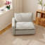 Chaise à accoudoirs en lin Gracey-337493775