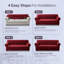 Durable Spandex Stretch Sofa Cover - Jacquard Pattern Sofa Slipcover & Furniture Protector-718252229-718252249