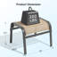 Ensemble de 2 repose-pieds d'extérieur empilables Wittig-299229539