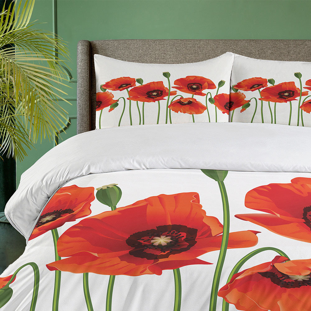 Poppies & store Kraken Duvet Cover Queen