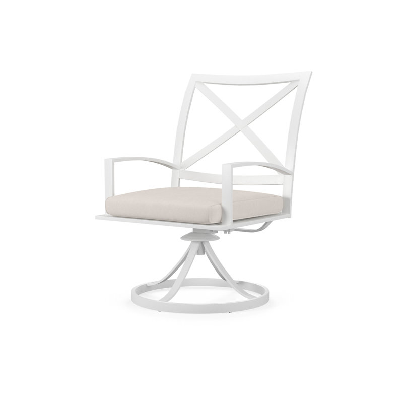 Bristol Outdoor Dining Armchair, Canvas Natural Sunbrella® Canvas