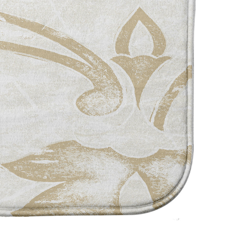Tapis de bain Lowenthal, l 24 po x L 17 po, Taupe