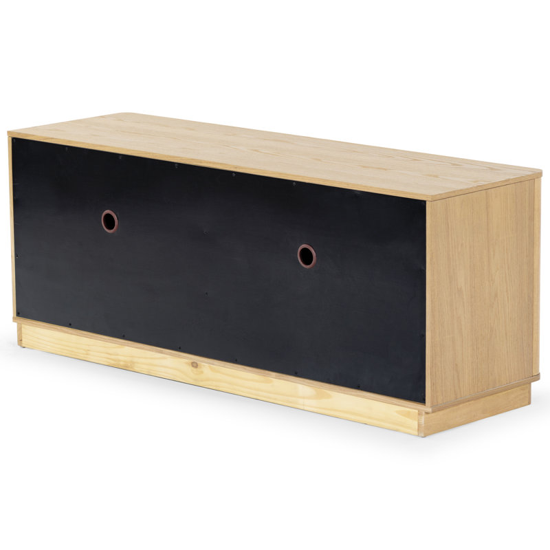 Gabrietta Media Console TV Stand, Natural