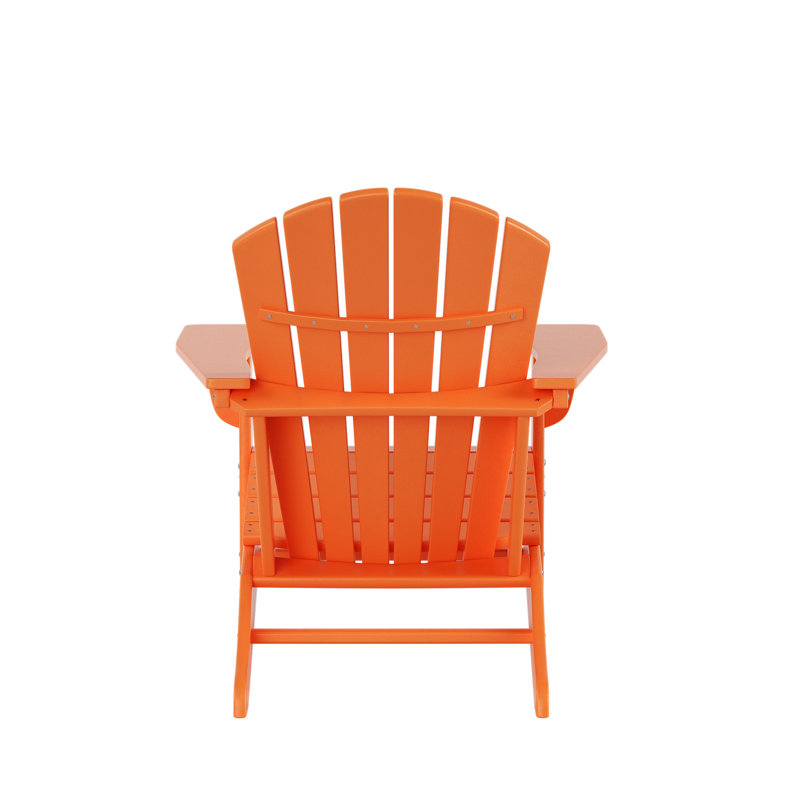 Altura Foldable Outdoor Adirondack Chair, Orange