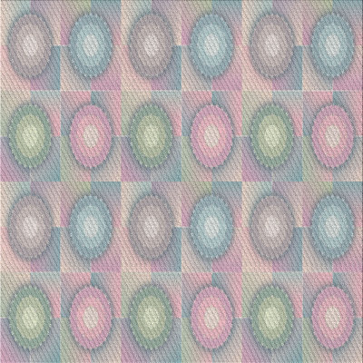 Rose à pois Tapis décoratif