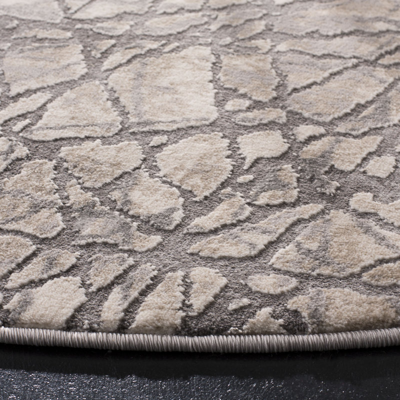Edvin Performance Abstract Rug, Rectangle 3'3" x 5'